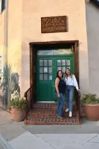 Robin Singer and Sarah Smith enjoying El Presidio
