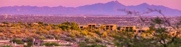 Oro Valley, AZ at Twilight